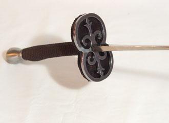 French Foil, close-up of hilt. French Foil, close-up of hilt.
