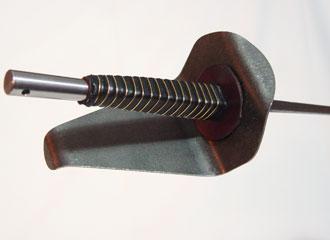 French Dagger (Poignard), close-up of shell-guard hilt. French Dagger (Poignard), close-up of shell-guard hilt.