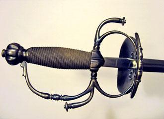Spanish Small-sword, close-up of hilt. Spanish Small-sword, close-up of hilt.